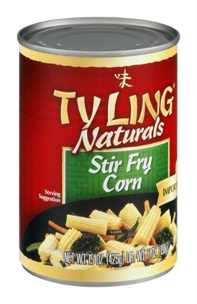 Ty Ling: Imported Stir Fry Corn Pre Cut High Quality, 15 Oz