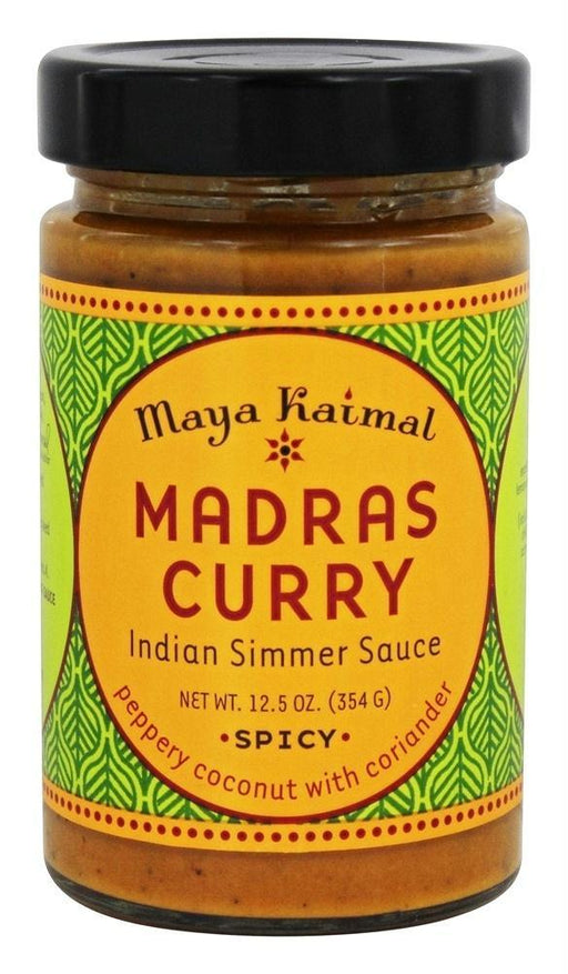 Maya Kaimal: Indian Simmer Sauce Madras Curry Spicy, 12.5 Oz