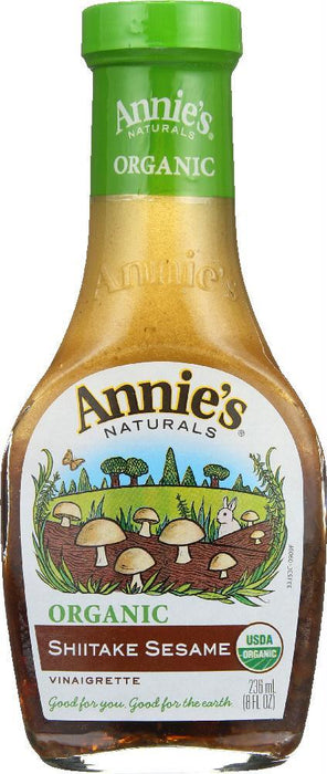 Annie's Naturals: Organic Dressing Shiitake Sesame, 8 Oz