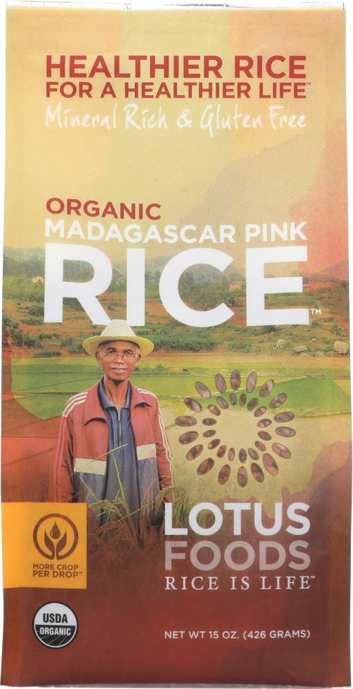 Lotus Foods: Rice Mdgscr Pink Org (15.000 Oz)