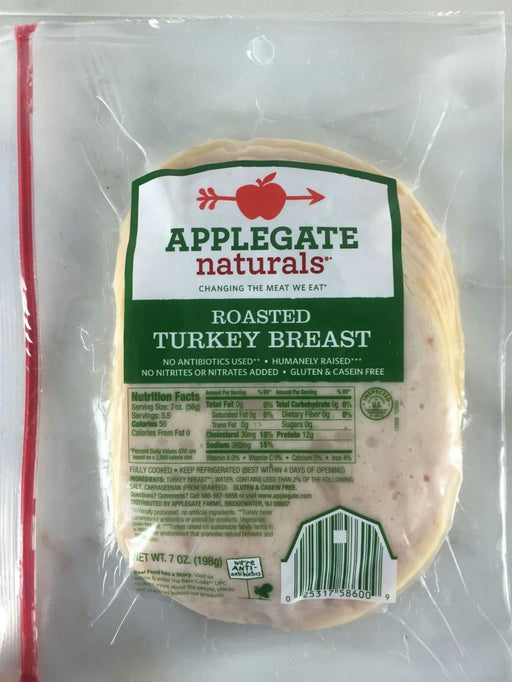 Applegate: Naturals Roasted Turkey Breast, 7 Oz