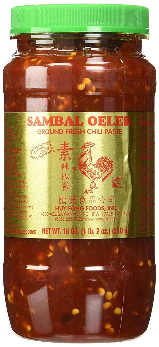 Huy Fong: Sambal Oelek Ground Fresh Chili Paste, 18 Oz