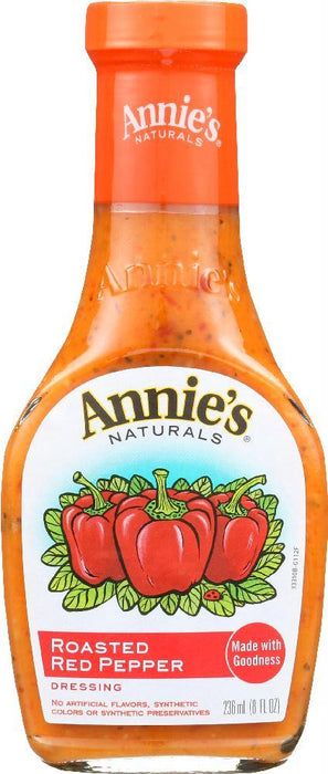 Annie's Naturals: Roasted Red Pepper Vinaigrette, 8 Oz