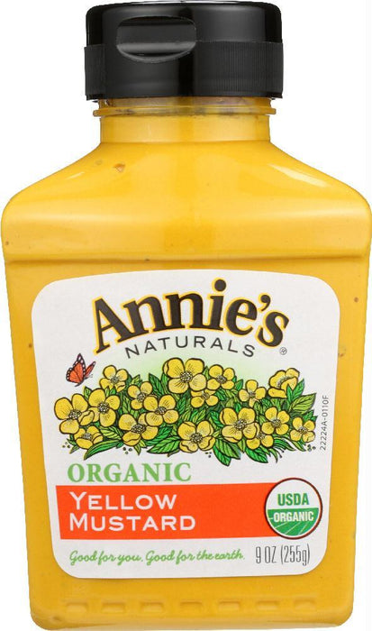 Annie's Naturals: Organic Yellow Mustard, 9 Oz