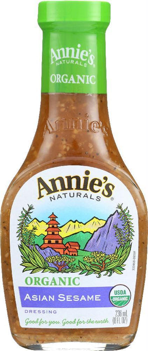 Annie's Naturals: Organic Dressing Asian Sesame, 8 Oz