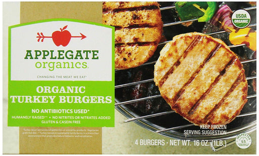 Applegate Farms: Organic Turkey Burgers, 16 Oz