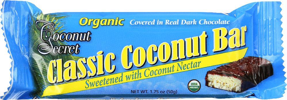 Coconut Secret: Organic Bar Gluten Free Classic Coconut, 1.75 Oz