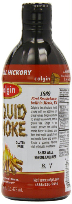 Colgin: Liquid Smoke Natural Hickory, 16 Oz