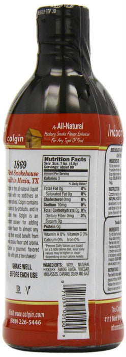 Colgin: Liquid Smoke Natural Hickory, 16 Oz