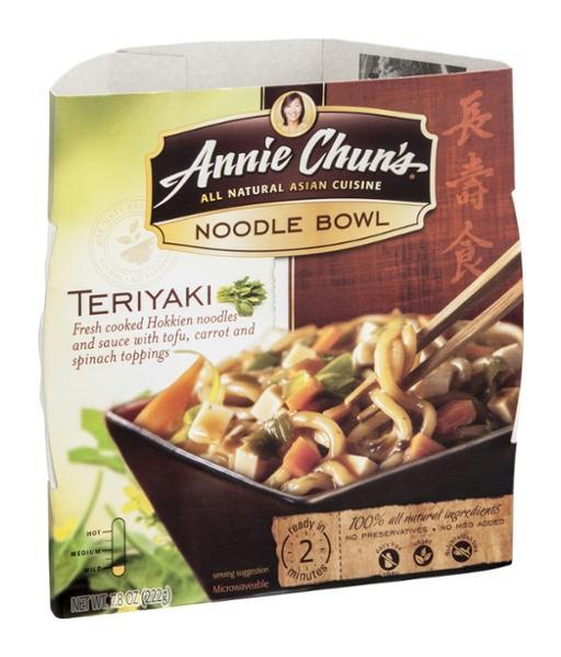 Annie Chun's: Teriyaki Noodle Bowl Mild, 7.8 Oz