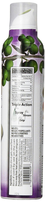 Mantova: Extra Virgin Olive Oil Garlic Flavored Spray, 8 Oz