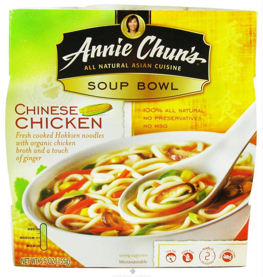 Annie Chun's: Chinese Chicken Soup Bowl Mild, 5.7 Oz