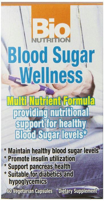 Bio Nutrition: Blood Sugar Wellness, 60 Vegetarian Capsules