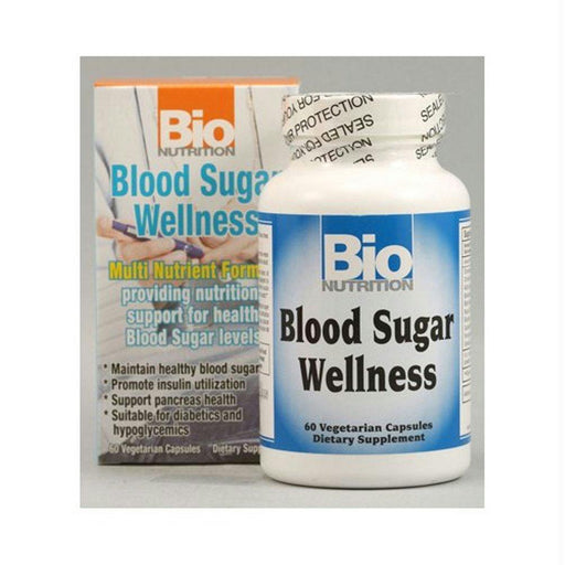 Bio Nutrition: Blood Sugar Wellness, 60 Vegetarian Capsules