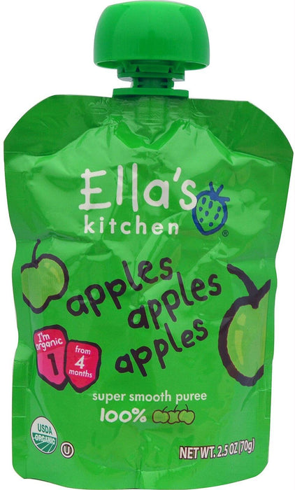 Ella's Kitchen: Apples Super Smooth Puree, 2.5 Oz