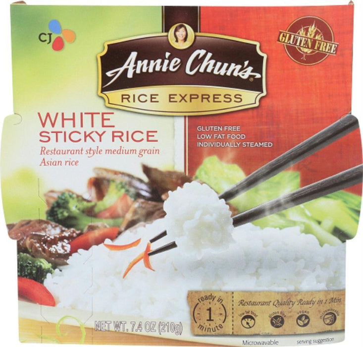 Annie Chun's: Rice Express Sticky White Rice, 7.4 Oz