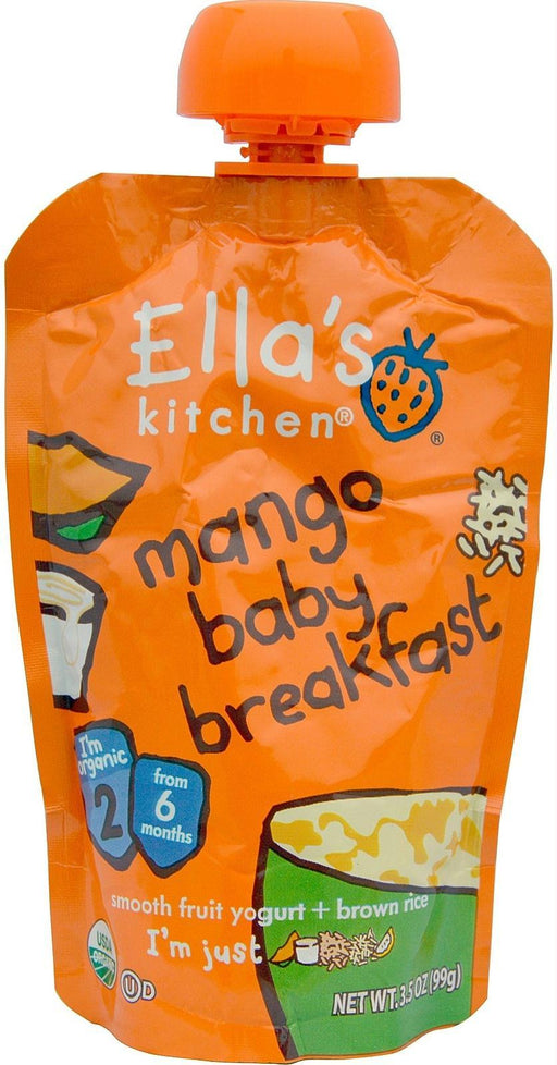 Ella's Kitchen: Organic Baby Food Mango Baby Brekkie, 3.5 Oz