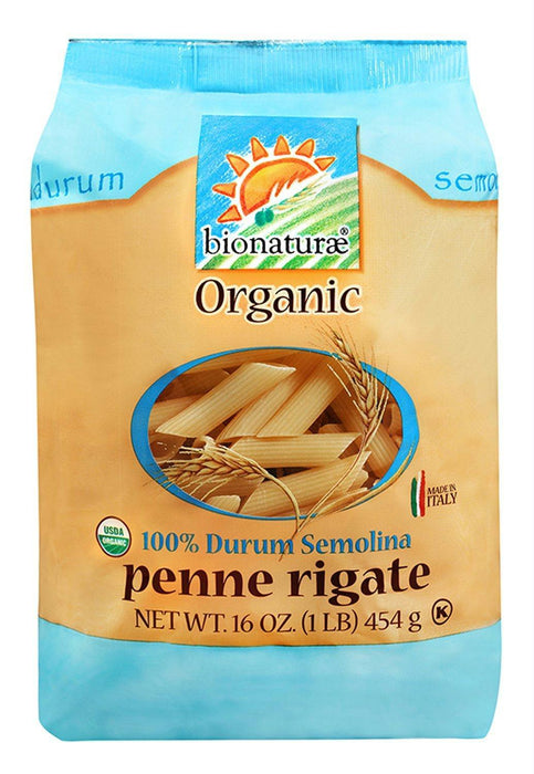 Bionaturae: Organic Durum Semolina Pasta Penne Rigate, 16 Oz