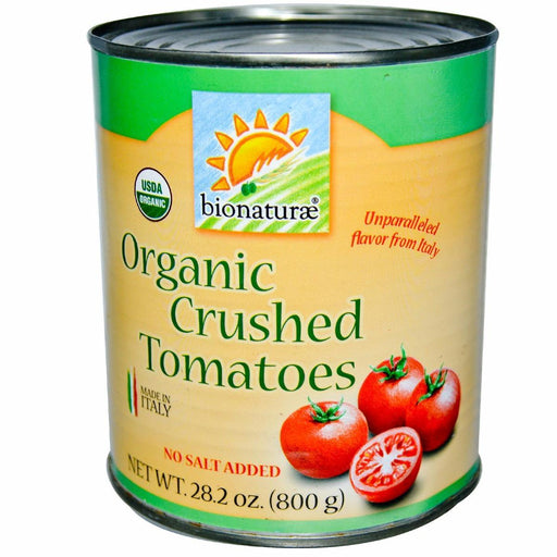 Bionaturae: Organic Crushed Tomatoes No Salt Added, 28.2 Oz