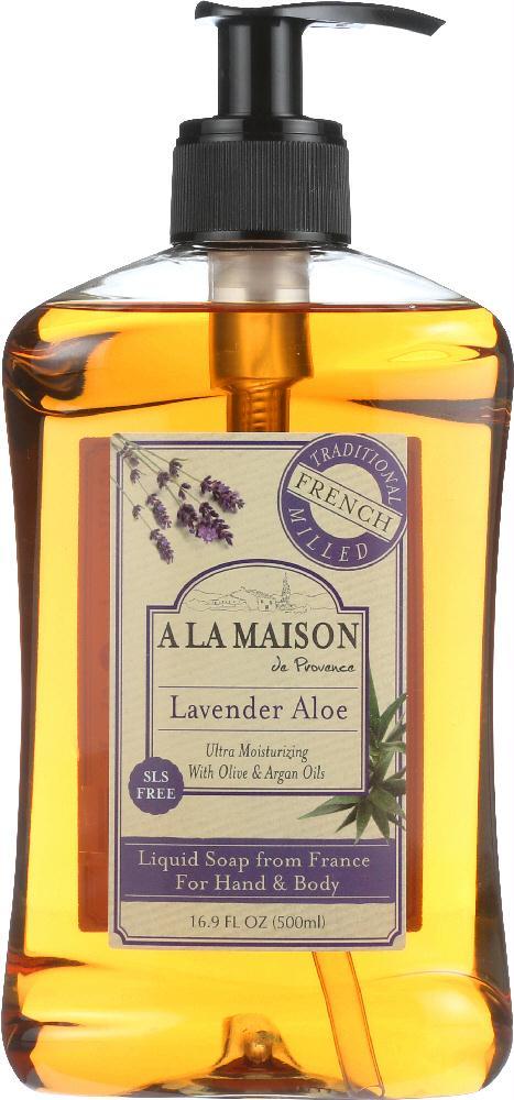 A La Maison: Liquid Soap Lavender Aloe, 16.9