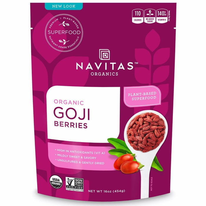 Navitas: Organic Goji Berries, 4 Oz