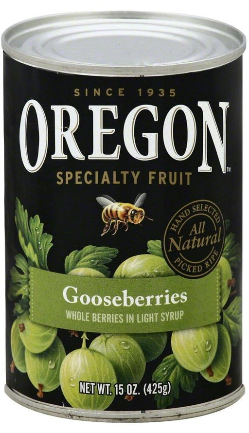 Oregon: Gooseberries In Light Syrup, 15 Oz