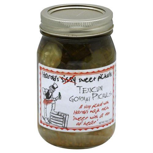 Harold's: Sissy Sweet Pickuls Texican Gormay, 16 Oz