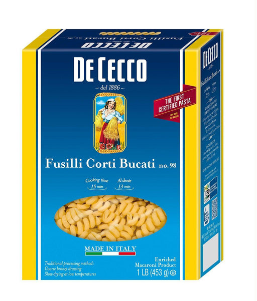 De Cecco: Pasta Fusilli Bucati, 16 Oz