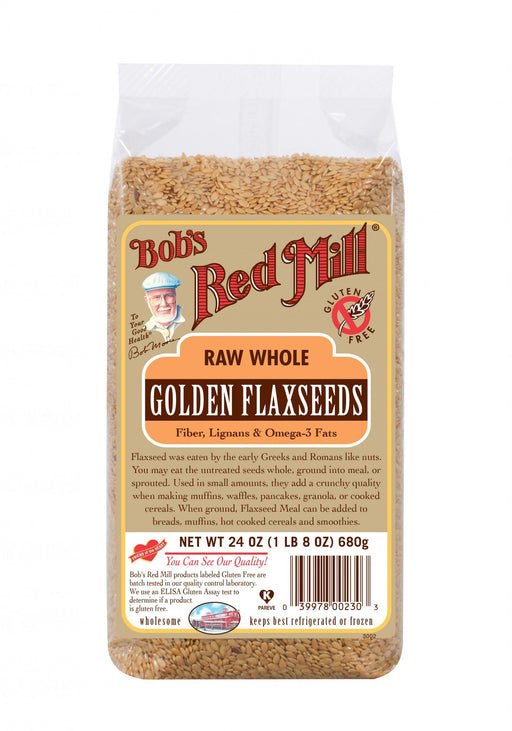 Bob's Red Mill: Raw Whole Golden Flaxseeds, 24 Oz