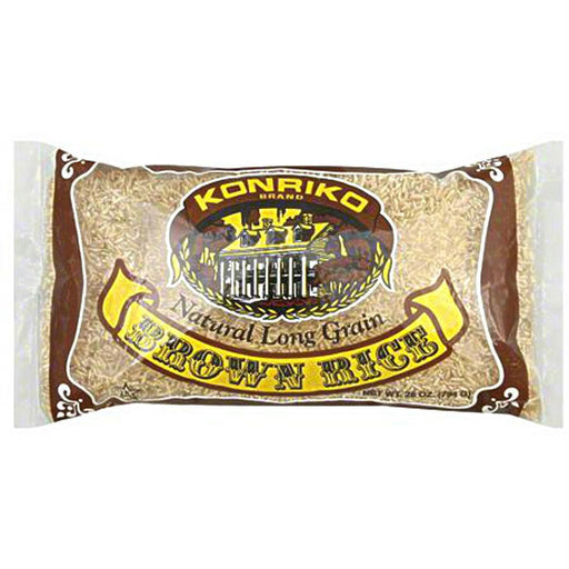 Konriko: Original Natural Long Grain Brown Rice, 28 Oz