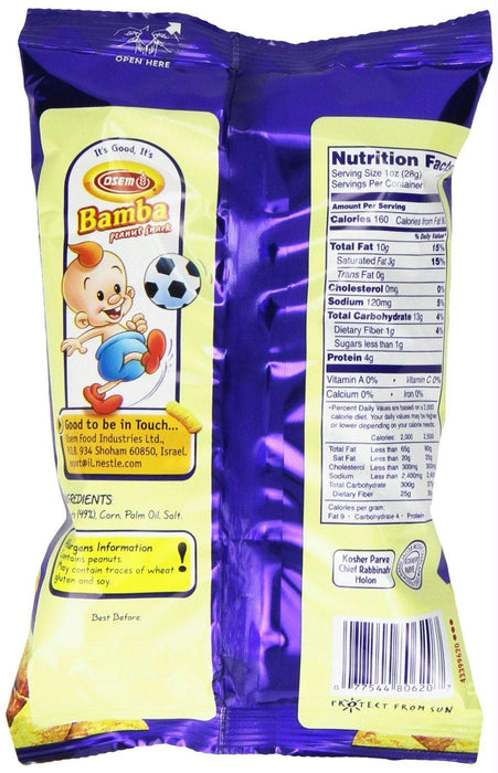 Osem: Bamba Peanut Snack, 1 Oz