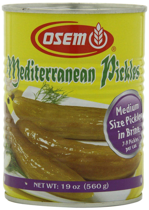 Osem: Mediterranean Pickles In Brine, 19 Oz