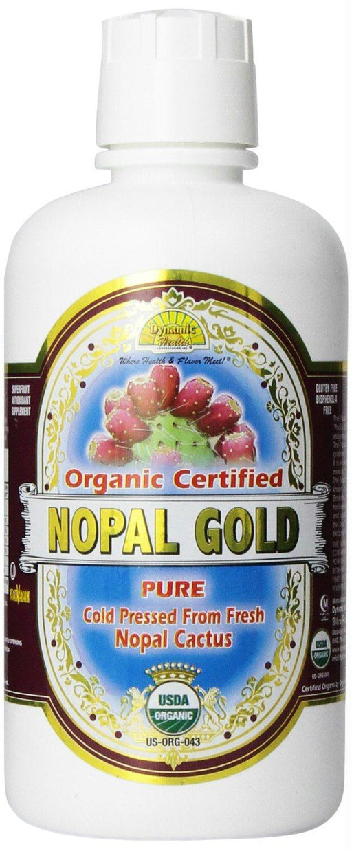 Dynamic Health: Organic Certified Nopal Gold, 32 Oz