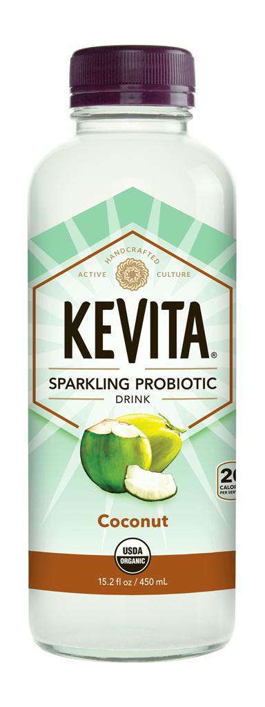 Kevita: Organic Original Coconut Sparkling Probiotic Drink, 15.2 Oz