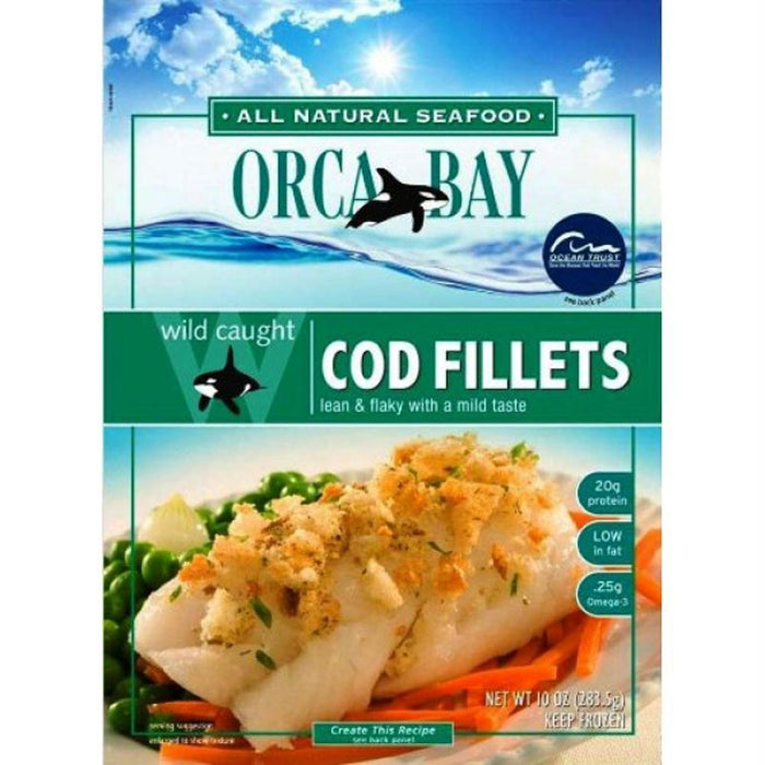 Orca Bay: Wild Caught Cod Fillets, 10 Oz