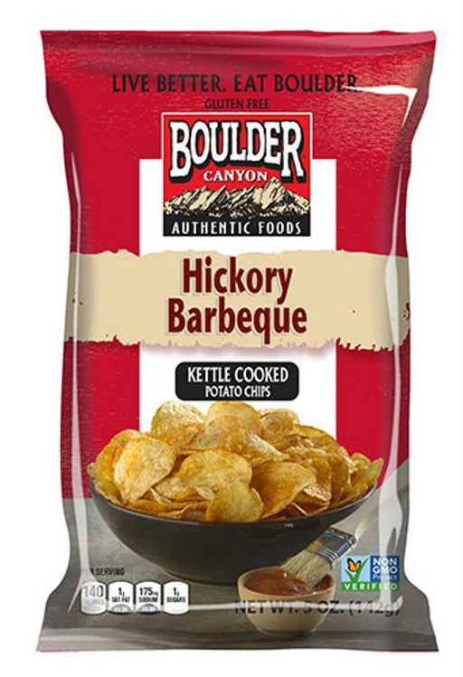 Boulder Canyon: Hickory Barbeque Kettle Cooked Potato Chips, 5 Oz