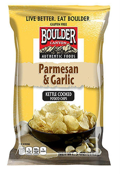 Boulder Canyon: Kettle Cooked Potato Chips Parmesan And Garlic, 5 Oz