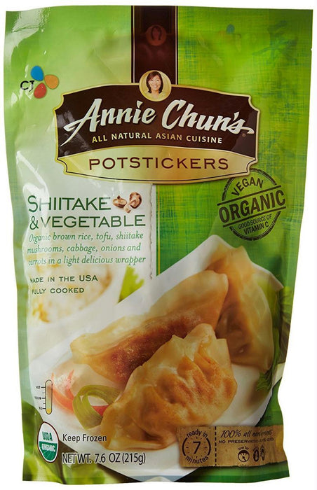 Annie Chun's: Organic Shiitake And Vegetable Potstickers, 7.6 Oz