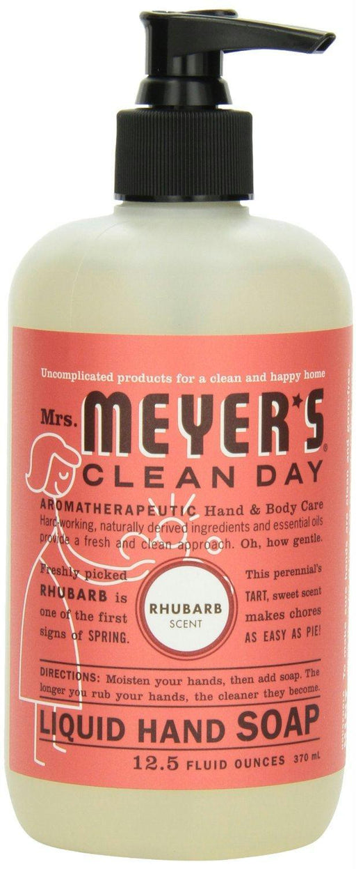 Mrs. Meyer's: Clean Day Liquid Hand Soap Rhubarb Scent, 12.5 Oz