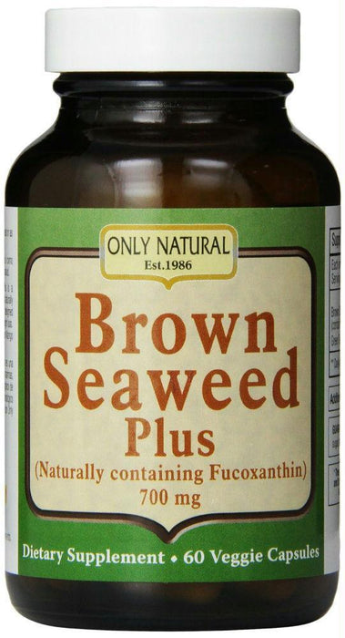 Only Natural: Brown Seaweed Plus 700 Mg, 60 Vcaps