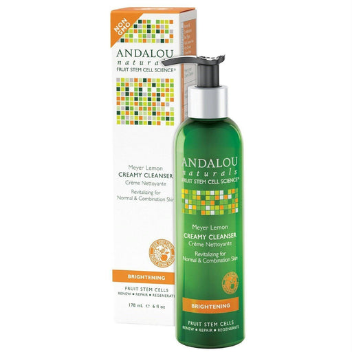 Andalou Naturals: Creamy Cleanser Meyer Lemon Brightening, 6 Oz