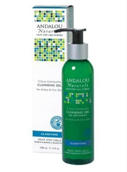 Andalou Naturals: Cleansing Gel Citrus Kombucha Clarifying, 6 Oz