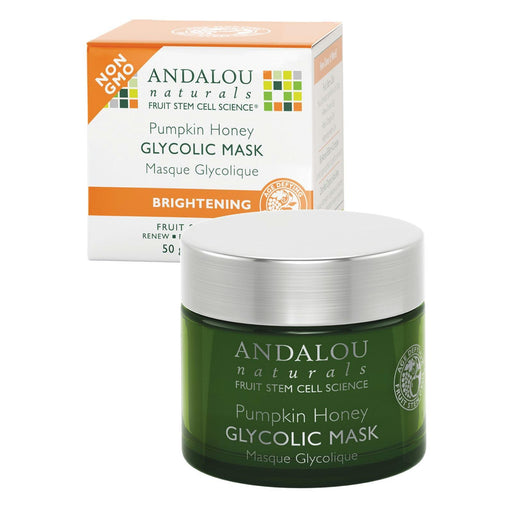 Andalou Naturals: Glycolic Mask Pumpkin Honey Brightening, 1.7 Oz