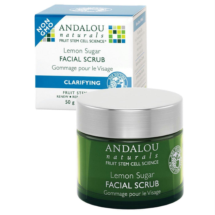 Andalou Naturals: Clarifying Facial Scrub Lemon Sugar, 1.7 Oz