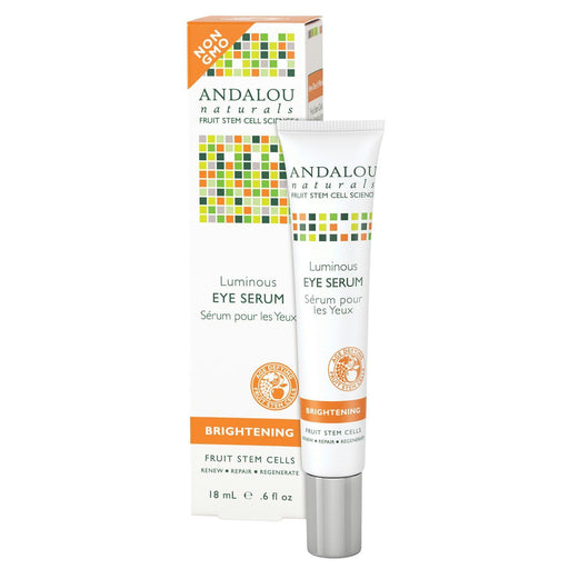 Andalou Naturals: Luminous Eye Serum Brightening, 0.6 Oz