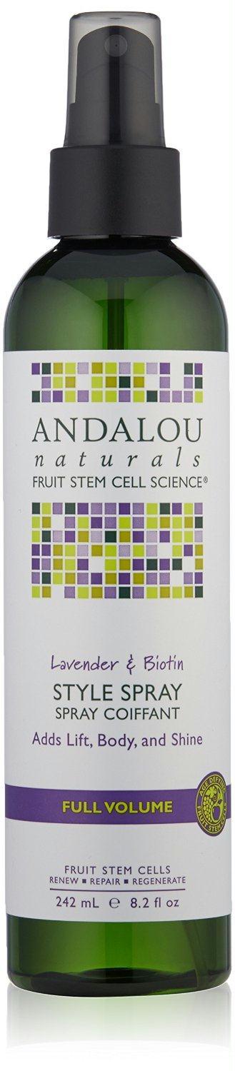 Andalou Naturals: Full Volume Style Spray Lavender And Biotin, 8.2 Oz