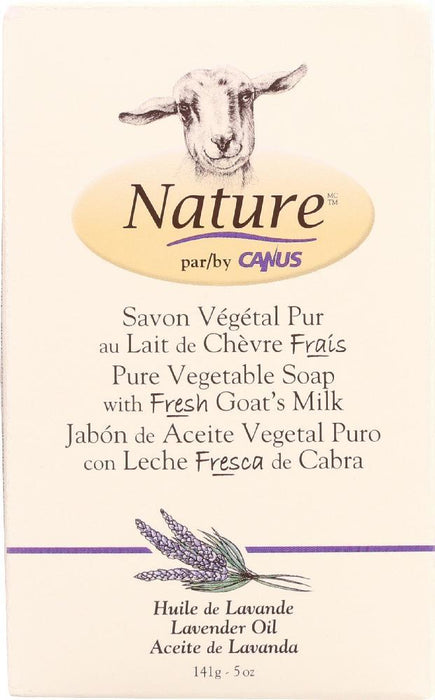 Nature By Canus: Pure Vegetable Soap With Fresh Goat's Milk Lavender, 5 Oz