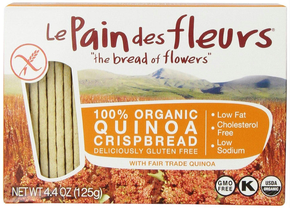 Le Pain Des Fleurs: Crispbread 100% Organic Quinoa, 4.41 Oz