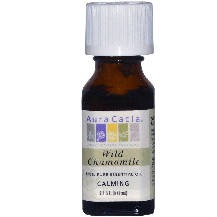 Aura Cacia: Pure Botanical Essence Wild Chamomile, 0.5 Oz