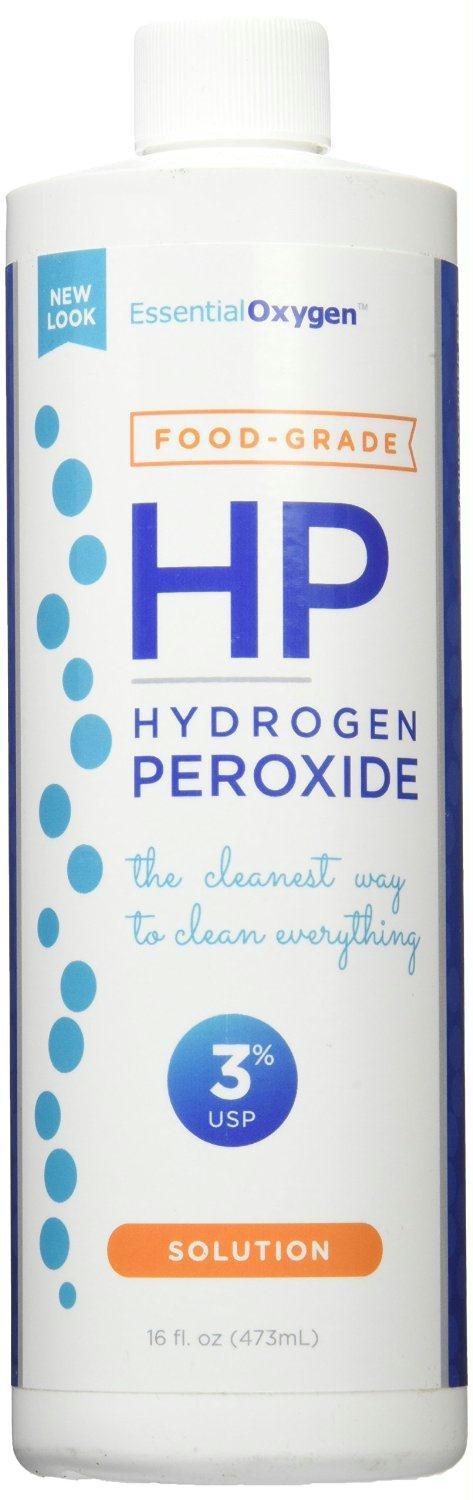 Essential Oxygen: 3% Food Grade Hydrogen Peroxide, 16 Oz